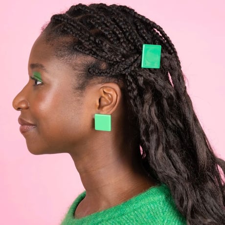 Coucou Suzette / Square Hair Clip (正方形)