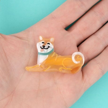 Coucou Suzette / Shiba Hair Clip (柴犬)