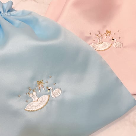 Embroidery Kinchaku (Paris & The Ballet)