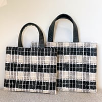 Tweed Otona Bag-Camel Check