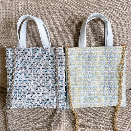Twinkle Tweed Otona Mini Bag - Pastel -