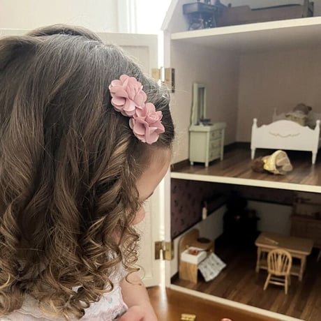 Little Marshmallow / Clip // Flora - Rose Satin