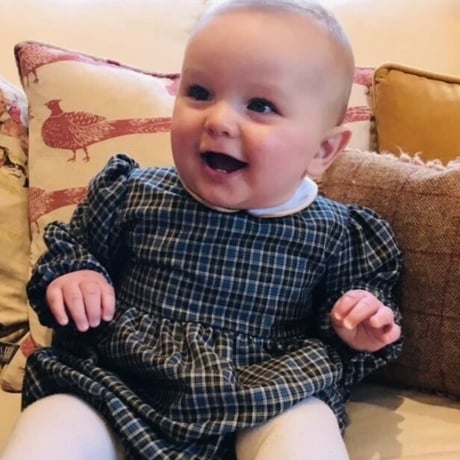Beatrice ＆ Bee / Tartan Baby Unisex Romper
