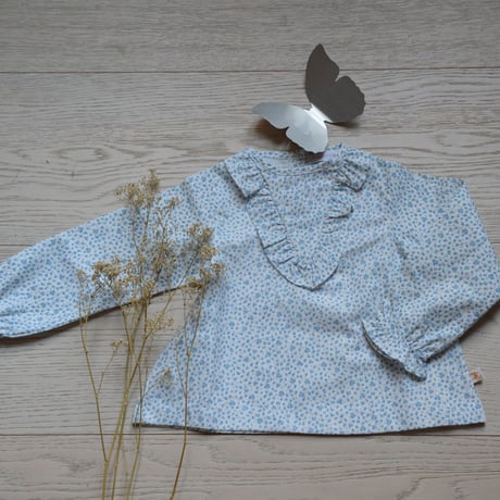 LES ENFANTINES PARIS  / Blouse Licorne-Blue
