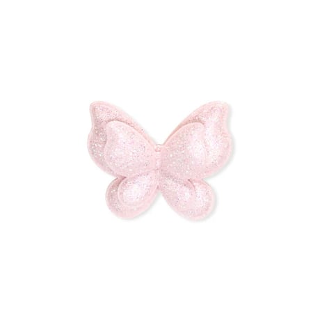 Little Marhmallow / Clip // Pink Sparkle Butterfly