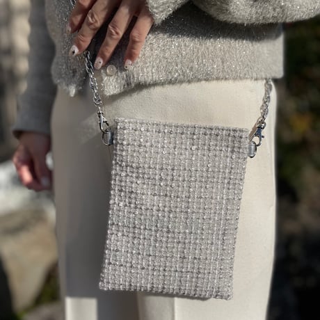 Vintage Tweed Otona Pochette