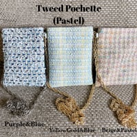 Twinkle Tweed Otona Pochette - Pastel -
