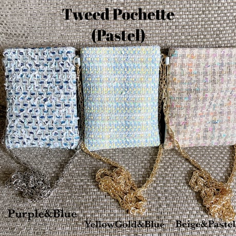 Twinkle Tweed Otona Pochette - Pastel -