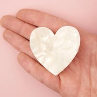 Coucou Suzette / White Heart Hair Claw（ホワイトハート）
