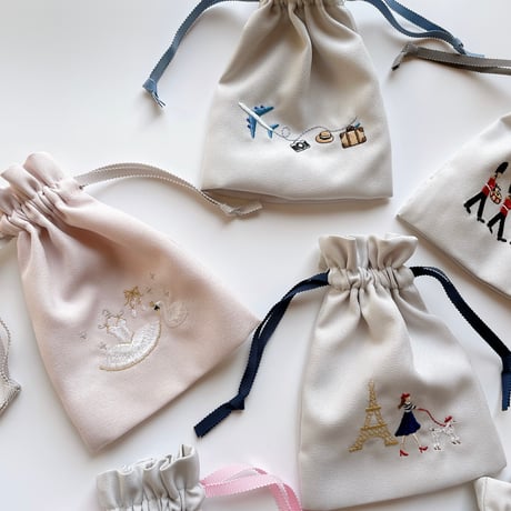 Embroidery Kinchaku S