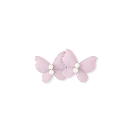 Little Marshmallow / Double Butterfly Clip // Soft Orchid