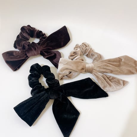 Velour scrunchie