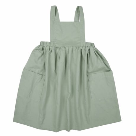 Beatrice ＆ Bee / Green Pinafore Girl Dress