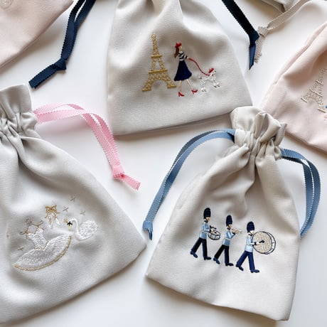 Embroidery Kinchaku S