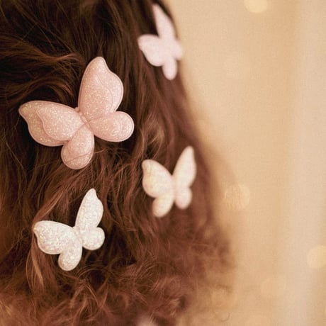 Little Marshmallow / Clip // Blush Champagne Butterfly
