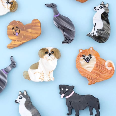 Coucou Suzette / Chow Chow Hair Clip (チャウチャウ)