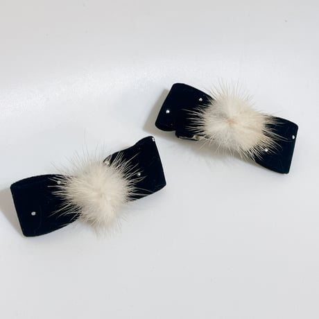 Velour dot ribbon series