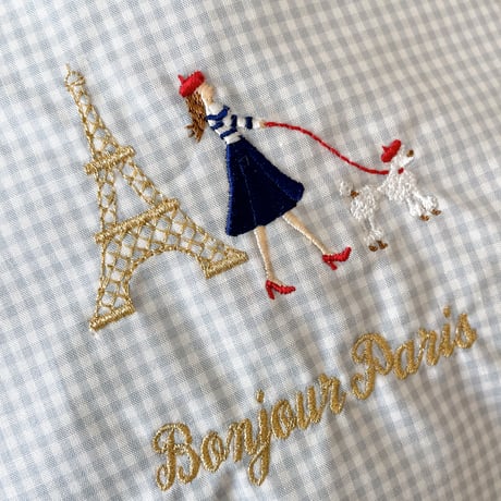 Embroidery Kinchaku (L size)