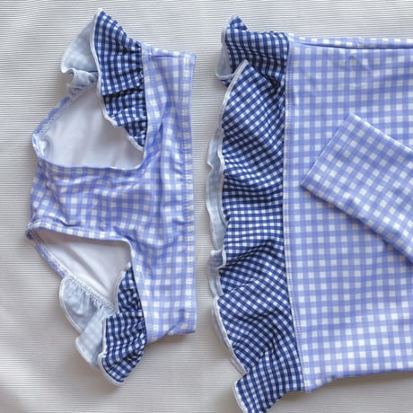 WILLOW SWIM / Allegra / Cornflower Gingham