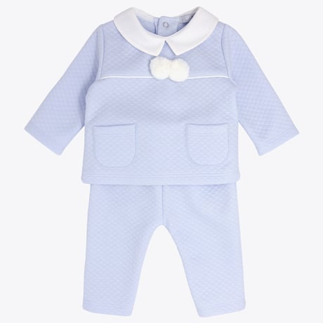 Blues Baby / POM POM DIAMOND JACQUARD 2 PC SET