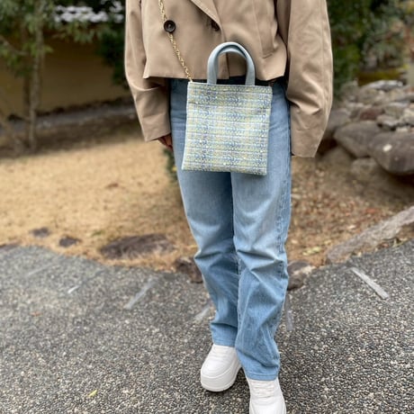Twinkle Tweed Otona Mini Bag - Pastel -