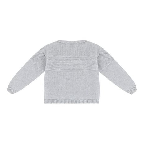 LES ENFANTINES / Cardigan Mousse-Gray