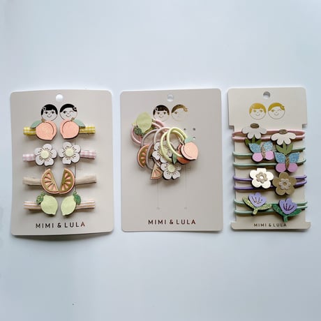 MIMI&LULA / Peachy citrus mini clips