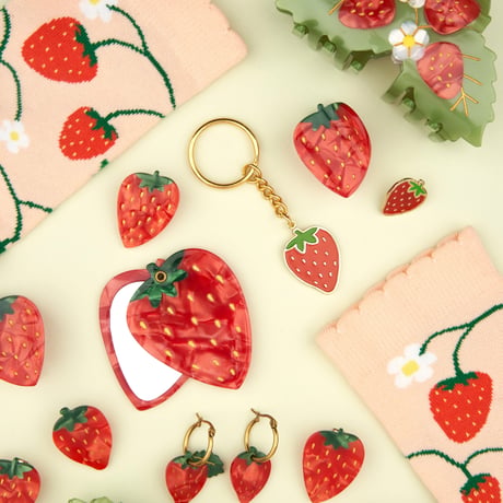 Coucou Suzette / Strawberry Hair Clip（苺）
