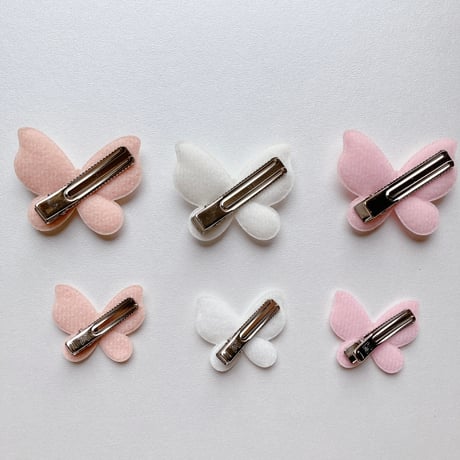 Little Marshmallow / Clip // Blush Champagne Butterfly