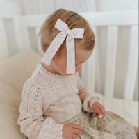 Little Marshmallow / Harper Longtail Bow // Wisteria