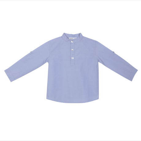 Beatrice＆Bee / Rufus Boy Shirt - Dusty Blue