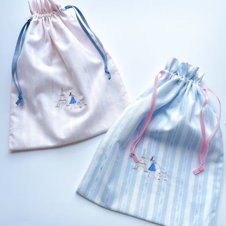 Embroidery Kinchaku (L size)