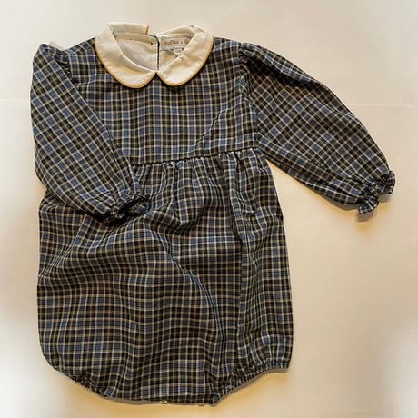 Beatrice ＆ Bee / Tartan Baby Unisex Romper