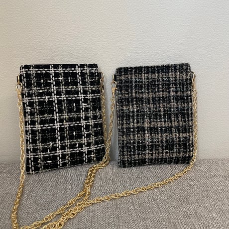Vintage Tweed Otona Pochette