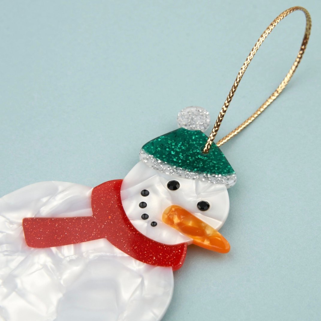 Coucou Suzette / Snowman Christmas Ornament (雪