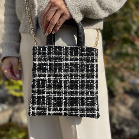 Vintage Tweed  Otona Mini Bag