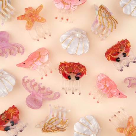 Coucou Suzette / Crab Mini Hair Claw（カニ）