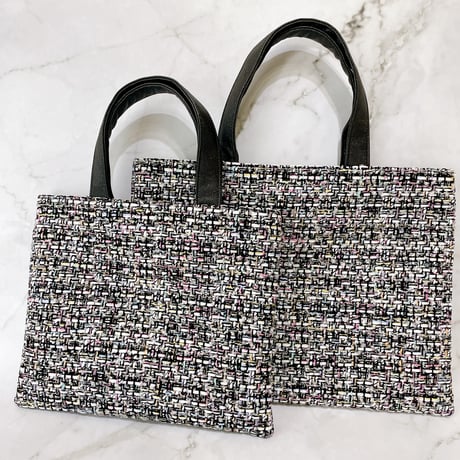 Tweed Otona Bag-Jewel Black