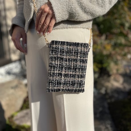 Vintage Tweed Otona Pochette
