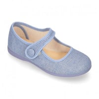 OKAASPAIN / Linen Mary Jane / (Medium Blue)