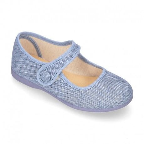 OKAASPAIN / Linen Mary Jane / (Medium Blue)
