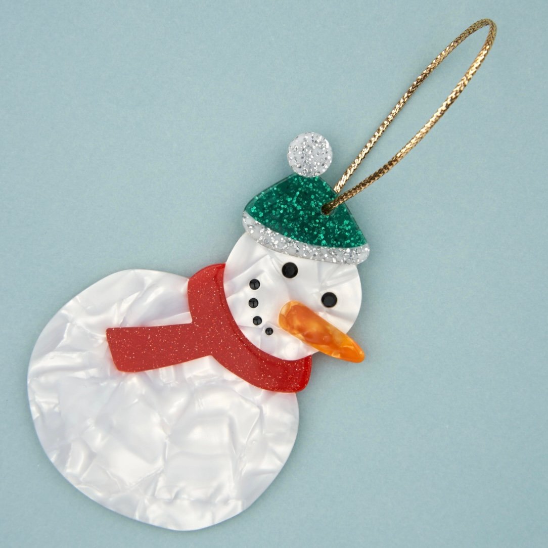 Coucou Suzette / Snowman Christmas Ornament (雪