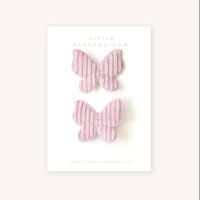 Little Marshmallow / Butterfly Clip Pigtail // Mauve Haze