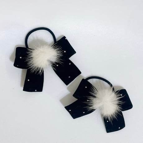 Velour dot ribbon series
