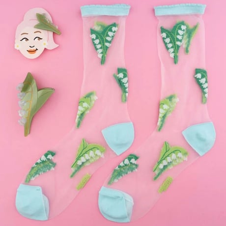 Coucou Suzette / Lily of the Valley Hair Clip (スズラン)
