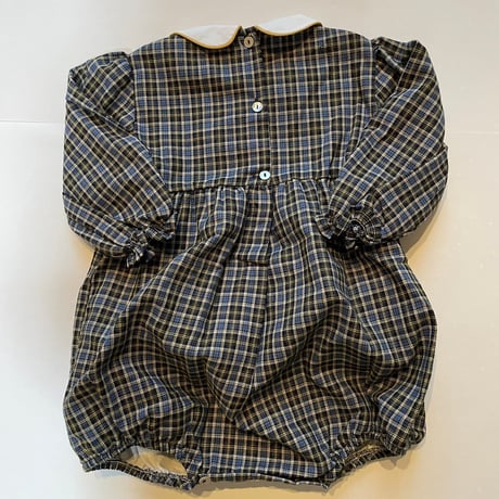 Beatrice ＆ Bee / Tartan Baby Unisex Romper