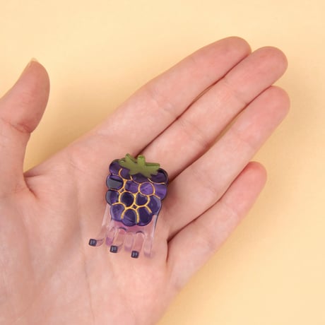 Coucou Suzette / Blackberry  Mini Hair Claw (ブラックベリー)