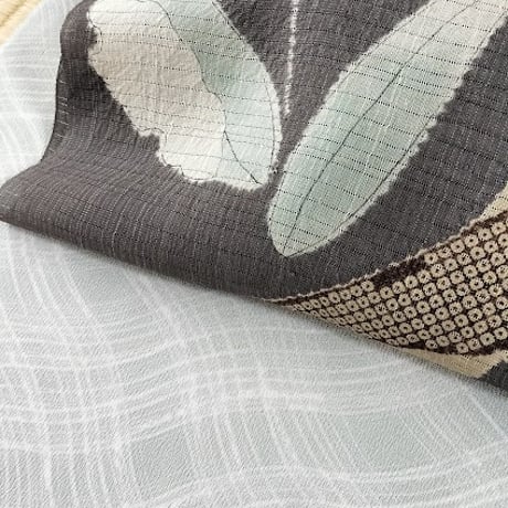 ＃夏帯（辻が花）絹１００％