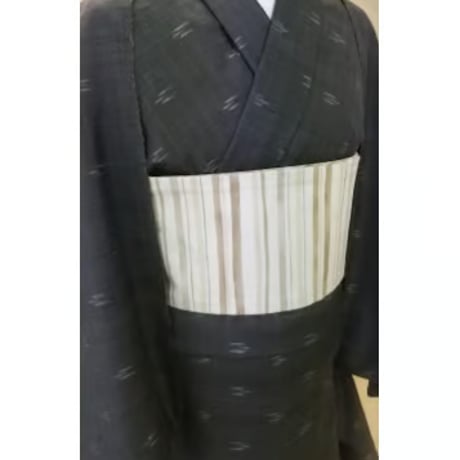 ＃半幅帯（綿）リバティ柄と縞
