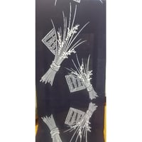 ＃浴衣（ゆかた）　紺地稲穂柄